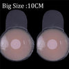 1 Pair Reusable Invisible Silicone Chest Sticker Pure Silica Gel  Nipple Pads Anti-Sagging Lift Up Breast Adhesive Chest Paste