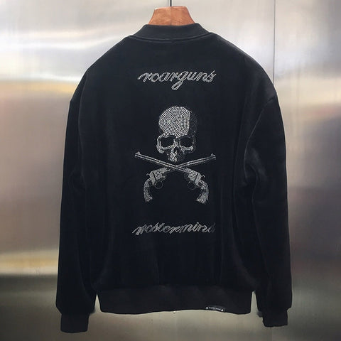Top Quality 2019 Winter New Warm Jacket Double Gun Diamonds Mastermind Japan Zipper Jacket Men Women Flannel Jackets Coats