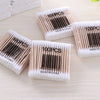 100pcs/ Pack Double Head Cotton Swabs Women Makeup Buds Tip for Medical Wood Sticks Nose Ears Cleaning Health Care Tools