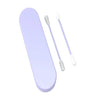 2Pcs Reusable Cotton Swab Ear Cleaning Cosmetic Silicone Buds Swabs Sticks For Cleaning Makeup And Touch-Ups